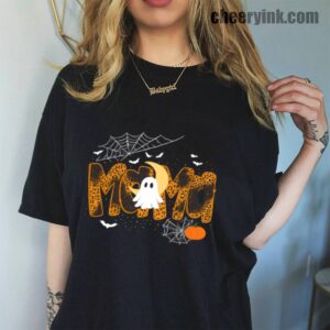 Tshirt Happy Halloween Mama Boo Favorite 45 T