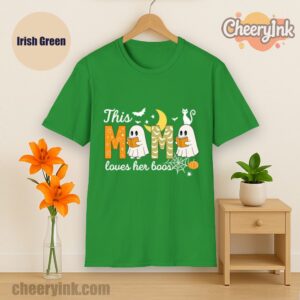 Tshirt Happy Halloween Mama Boo Irish