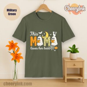 Tshirt Happy Halloween Mama Boo Military
