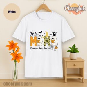Tshirt Happy Halloween Mama Boo