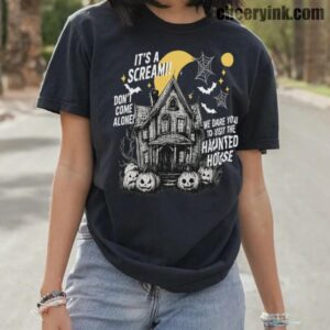Tshirt Happy Halloween Scream House 10 T