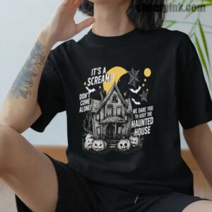 Tshirt Happy Halloween Scream House 12 T