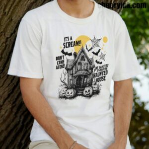 Tshirt Happy Halloween Scream House 14 T