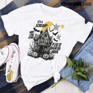 Tshirt Happy Halloween Scream House 24 T
