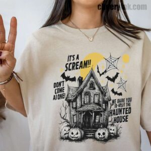 Tshirt Happy Halloween Scream House 39 T