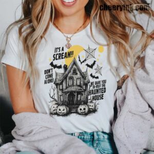 Tshirt Happy Halloween Scream House 42 T
