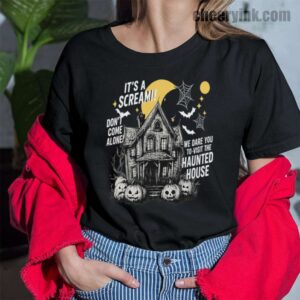 Tshirt Happy Halloween Scream House 43 T
