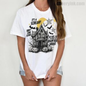 Tshirt Happy Halloween Scream House 6 T