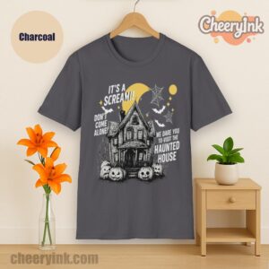 Tshirt Happy Halloween Scream House