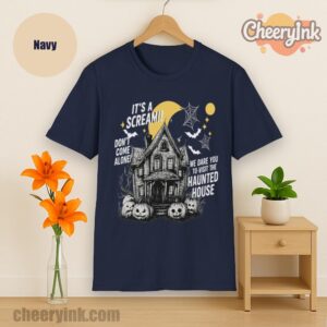 Tshirt Happy Halloween Scream House