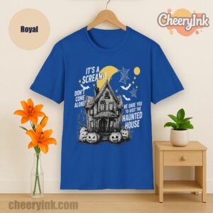 Tshirt Happy Halloween Scream House