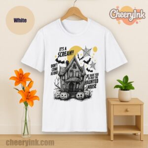 Tshirt Happy Halloween Scream House