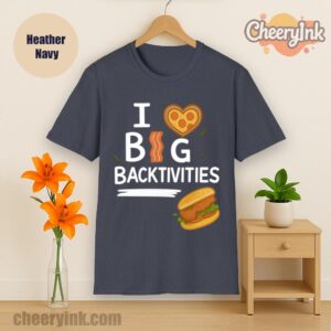Tshirt I Love Big Backtivities Heather Navy