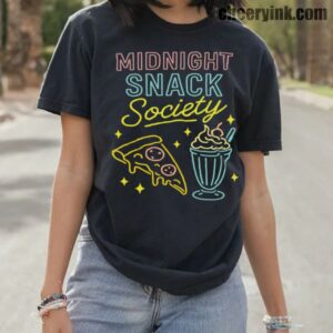 Tshirt Midnight Snack Society 10 T