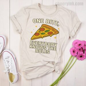 Tshirt One Bite Pizza 22 T