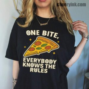 Tshirt One Bite Pizza 45 T Shirt