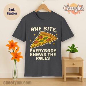 Tshirt One Bite Pizza Dark