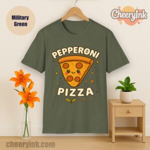 Tshirt Pepperoni Pizza Military