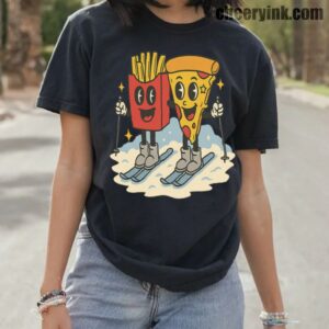 Tshirt Pizza French Fry 10 T