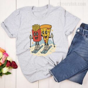 Tshirt Pizza French Fry 18 T