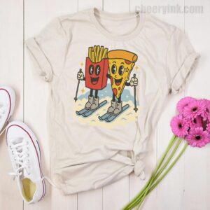 Tshirt Pizza French Fry 22 T