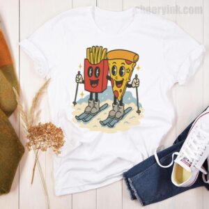 Tshirt Pizza French Fry 25 T