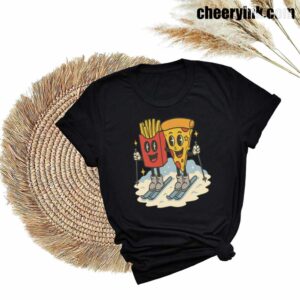Tshirt Pizza French Fry 27 T