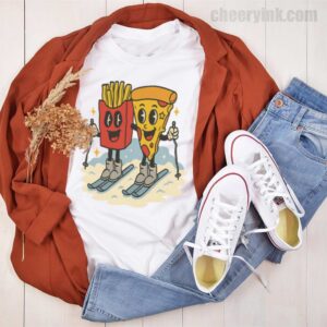 Tshirt Pizza French Fry 44 T