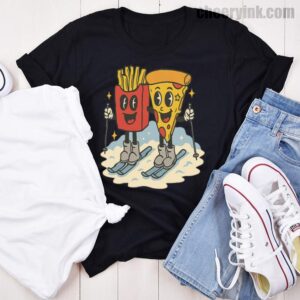 Tshirt Pizza French Fry 46 T