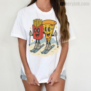Tshirt Pizza French Fry 6 T