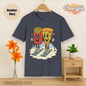 Tshirt Pizza French Fry Heather