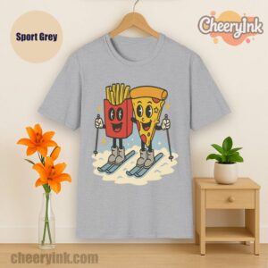 Tshirt Pizza French Fry Sport
