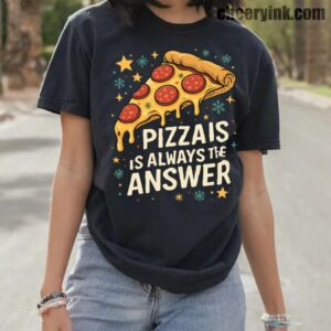 Tshirt Pizza Is Always The Answer 10 T