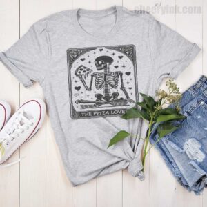 Tshirt Skeleton Pizza Lover 15 T