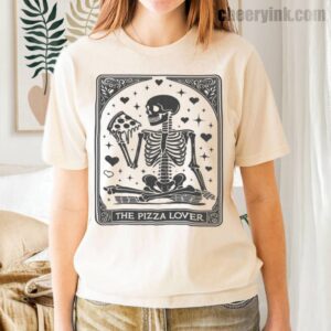 Tshirt Skeleton Pizza Lover 35 T