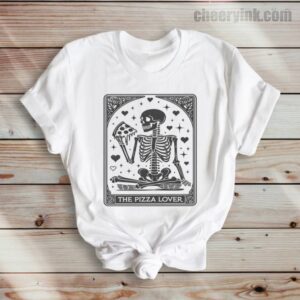 Tshirt Skeleton Pizza Lover 36 T