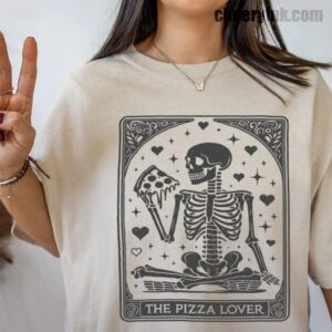 Tshirt Skeleton Pizza Lover 39 T