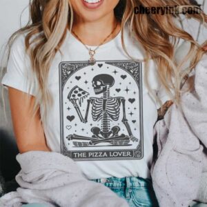 Tshirt Skeleton Pizza Lover 42 T