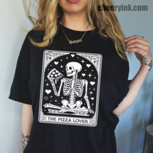 Tshirt Skeleton Pizza Lover 45 T Shirt