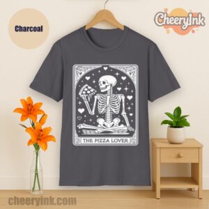 Tshirt Skeleton Pizza Lover