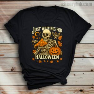 Tshirt Skeleton Pizza Lover Halloween 37 T