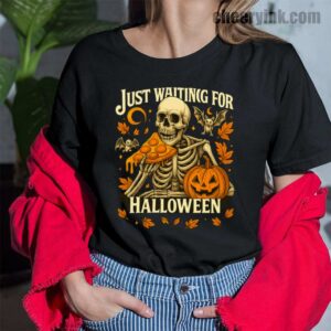 Tshirt Skeleton Pizza Lover Halloween 43 T