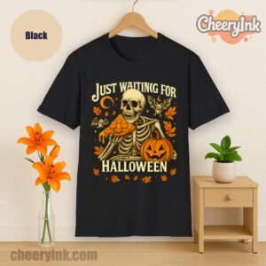 Tshirt Skeleton Pizza Lover Halloween