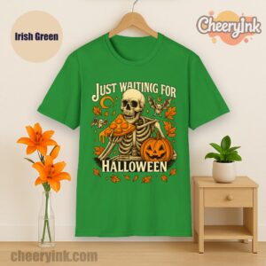 Tshirt Skeleton Pizza Lover Halloween Irish