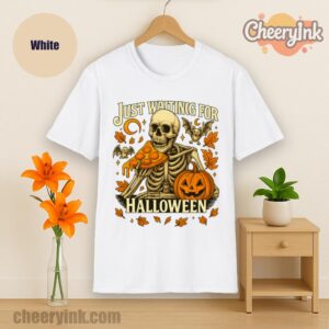 Tshirt Skeleton Pizza Lover Halloween