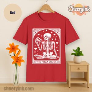 Tshirt Skeleton Pizza Lover