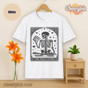 Tshirt Skeleton Pizza Lover