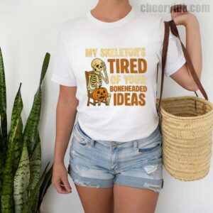 Tshirt Skeleton S Tired 2 T