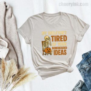 Tshirt Skeleton S Tired 34 T