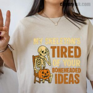 Tshirt Skeleton S Tired 39 T